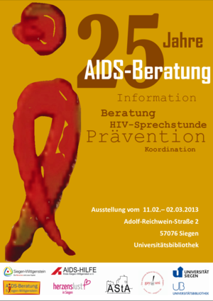 25 Jahre Aids-Beratung im Kreis Siegen-Wittgenstein Bild 25 Jahre Aids-Beratung im Kreis Siegen-Wittgenstein