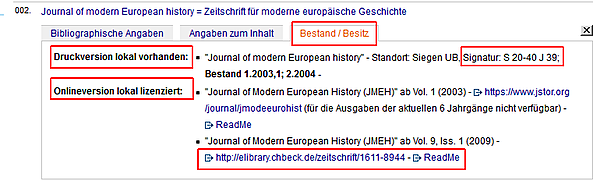 Screenshot Bestand/Besitz