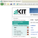 Screenshot Karlsruher Virtueller Katalog