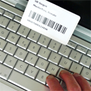 Keyboard, library card