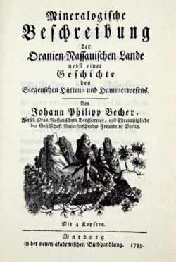 Foto von Titelseite: Mineralogische Beschreibung ...