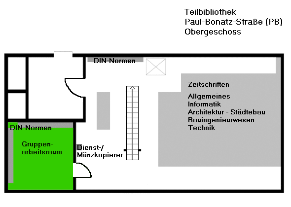 Übersichtsplan PB, Gruppenraum